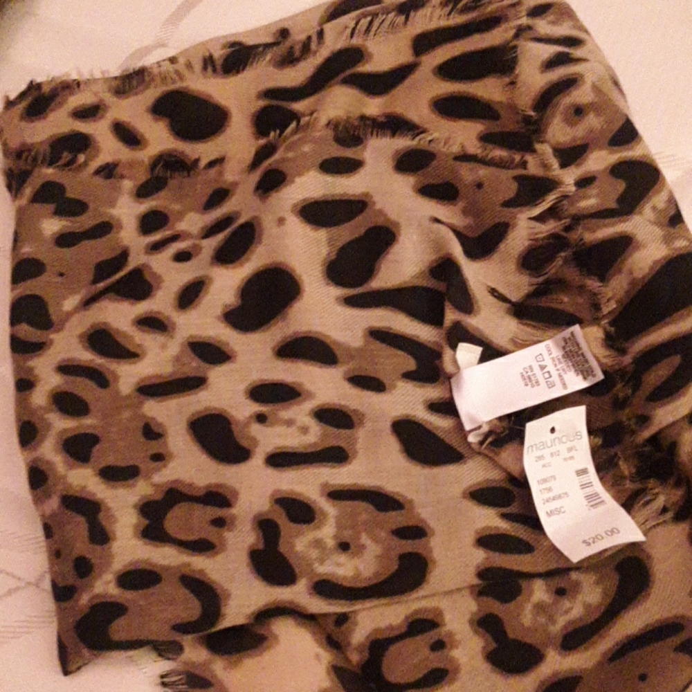Leopard Print Scarf